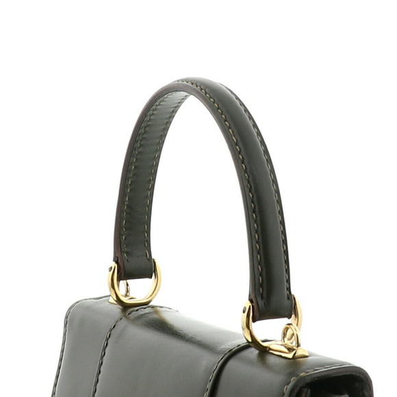 Gucci Canvas Green Mini Two-Way Handbag - Picture 1 of 5